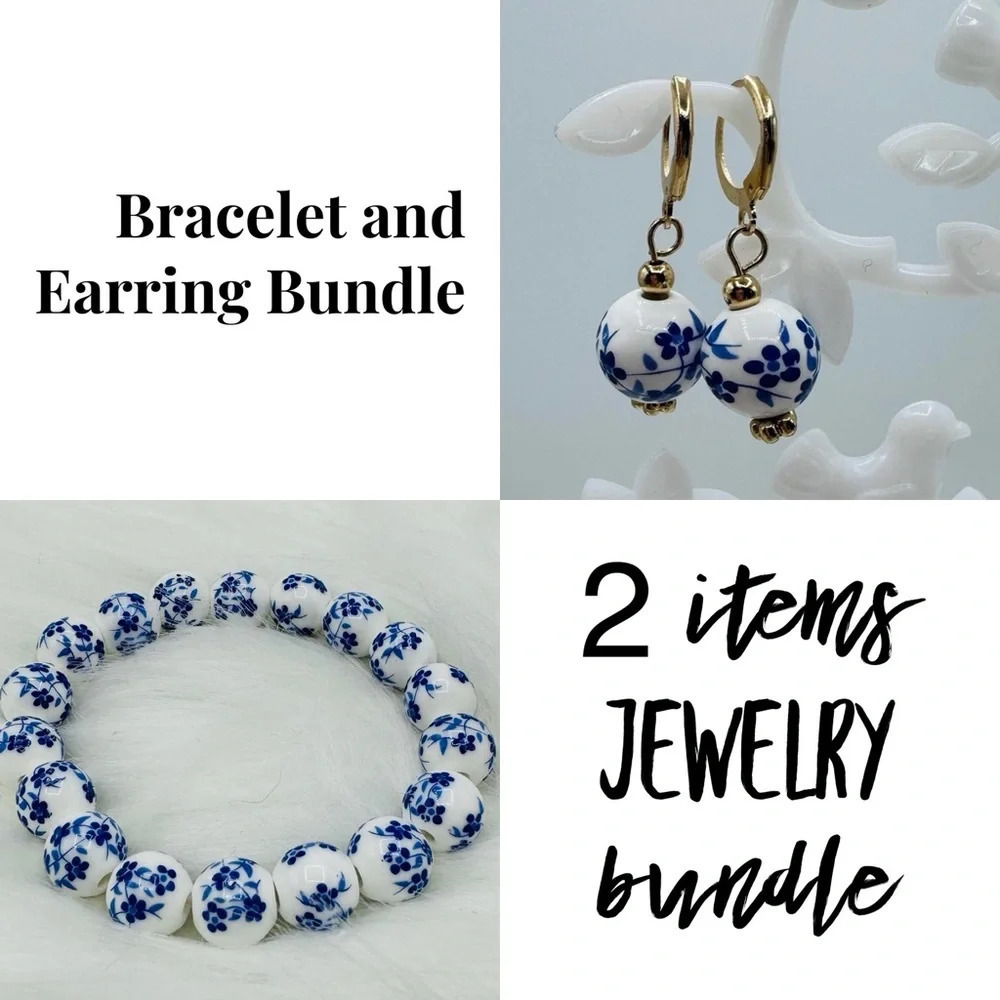 Ceramic Floral Beaded Bundle 1